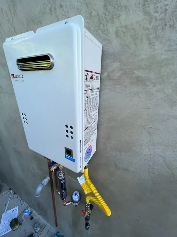 Tankless water heater installation for Deep Landing Estates homes